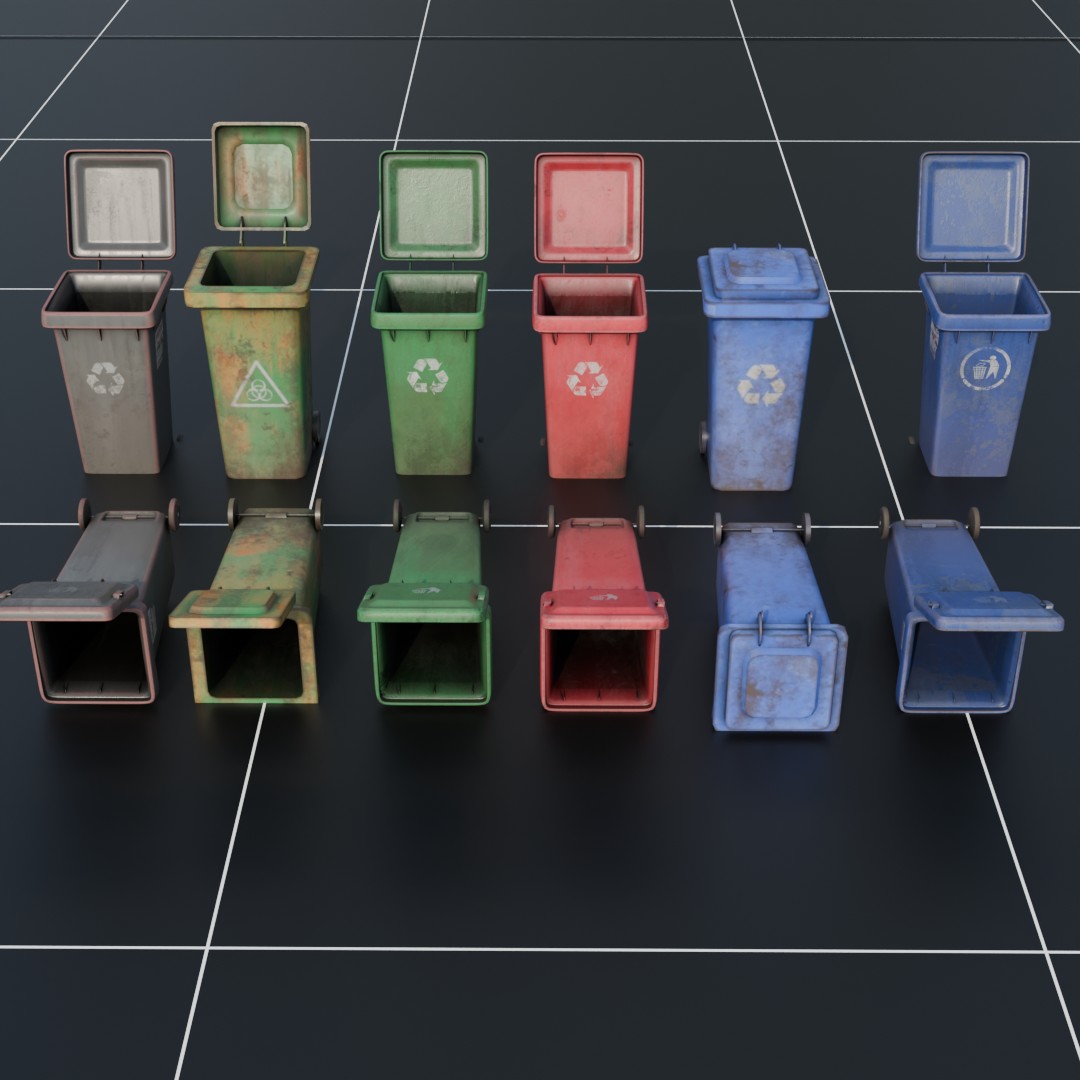 Plastic Trash Cans
